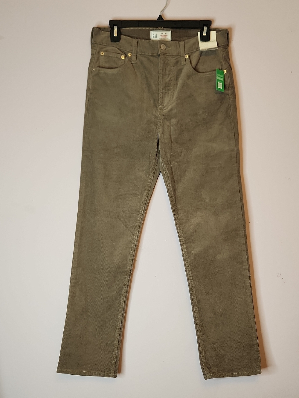 GAP High Rise Corduroy 90s Straight Pants, size 29